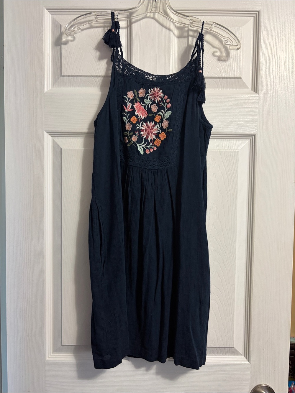 Abercrombie & Fitch Black Crochet Detail Sundress